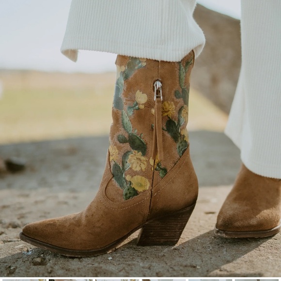 Golo Cactus Western Cowgirl Boots Size 7.5 - Picture 3 of 8